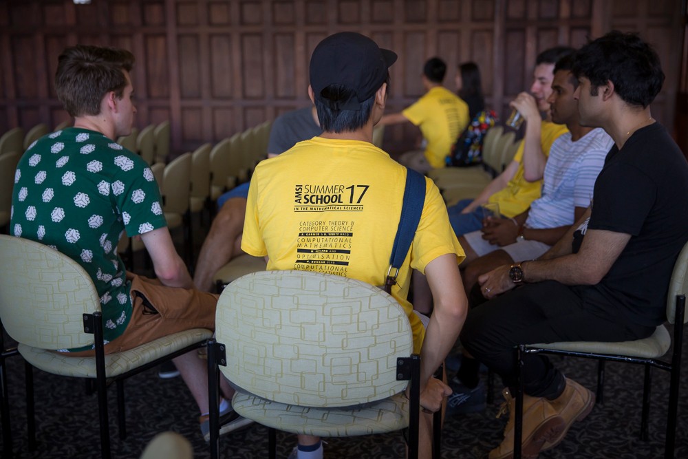 AMSI Summer School attendees at the opening ceremony