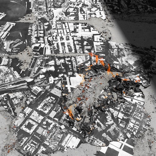 Finding Country map burning