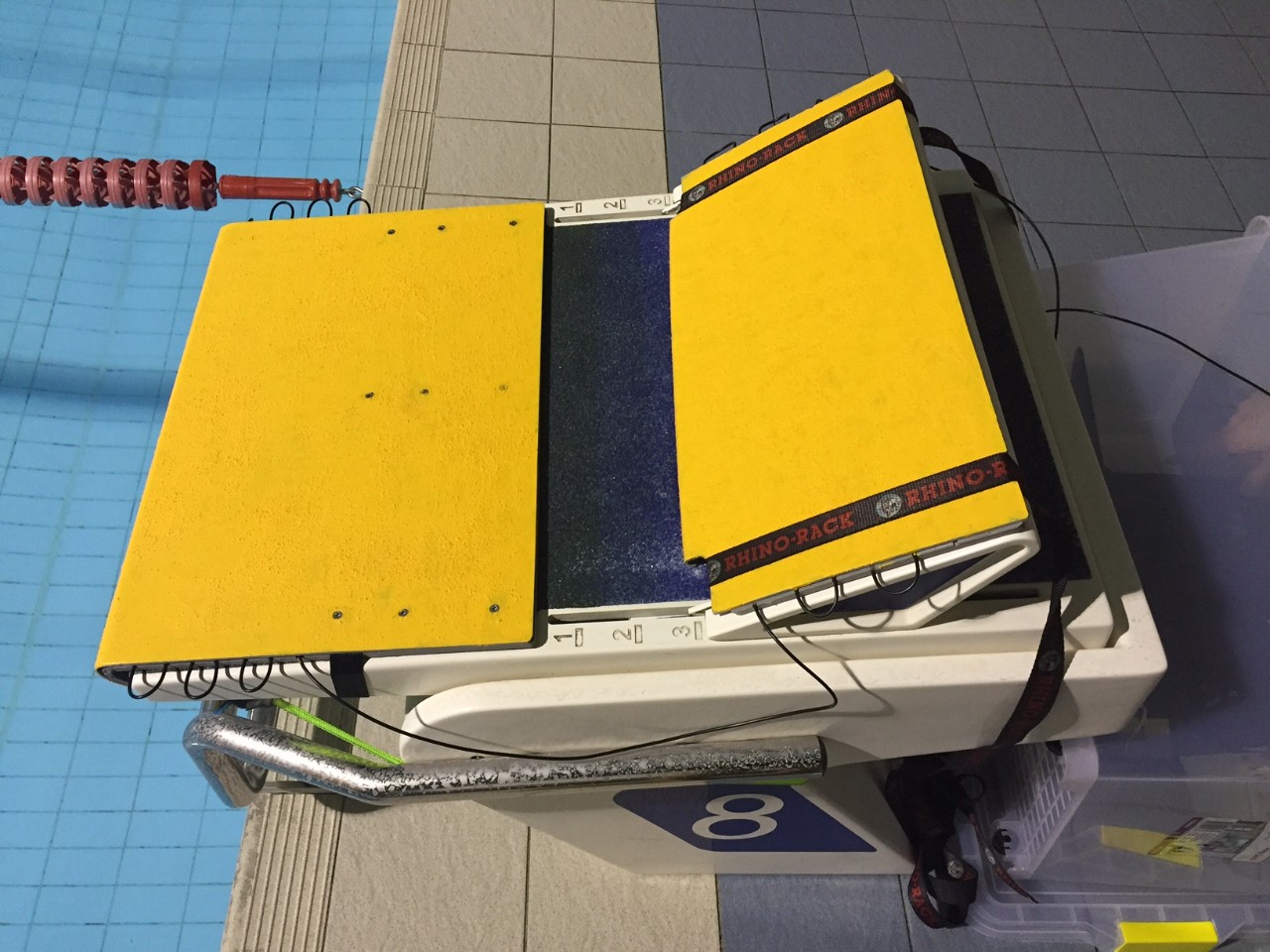 Custom-made diving force measurement device