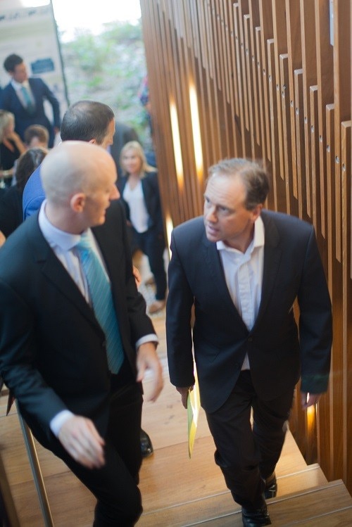 Dr Shane Cross with Minister for Health Greg Hunt