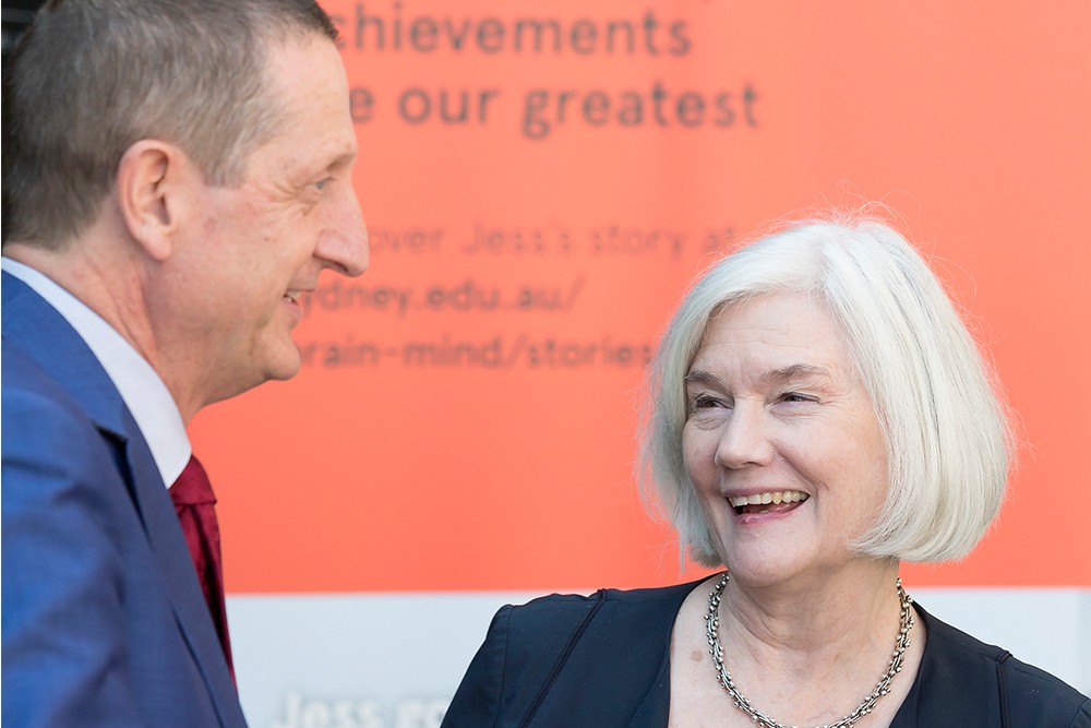 Dr Kathleen Merikangas with Professor Ian Hikie