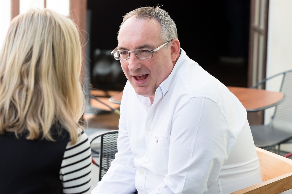 Professor Michael O'Sullivan talks to Professor Sharon Naismith