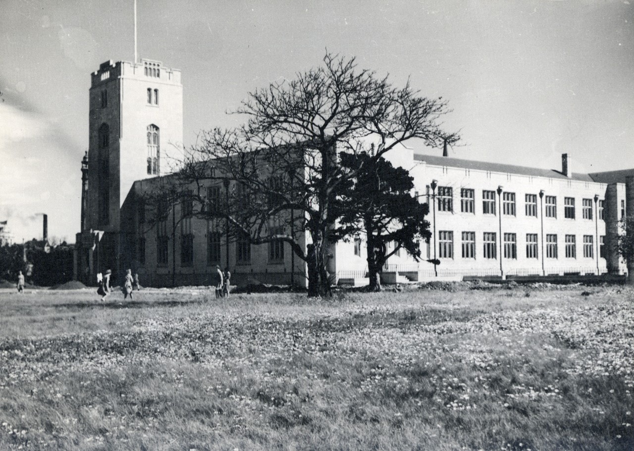 The Madsen Building in the 1940s.