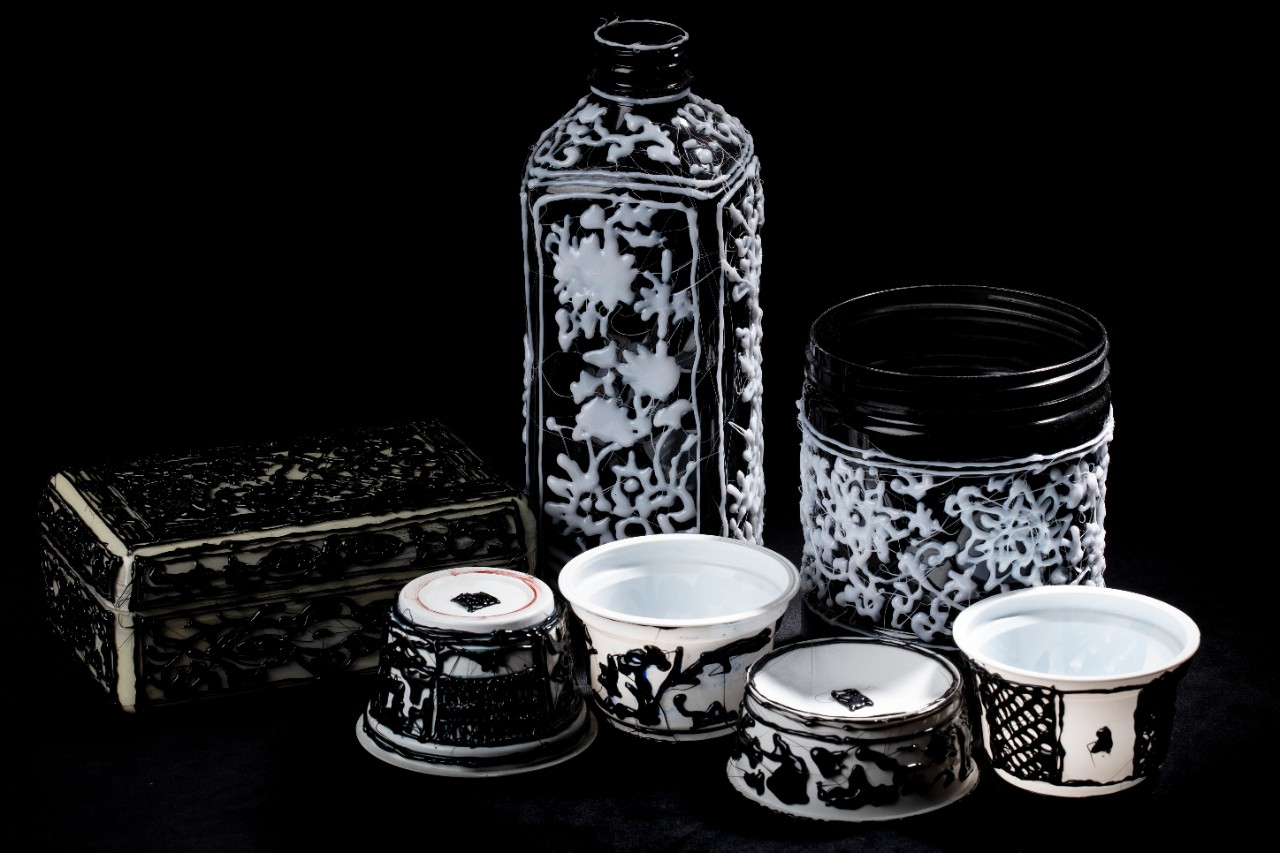 Plastic replicas of Chinese ceramics 