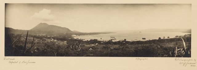 Photographic Print, William J. Jackson, Rabaul Capital of New Guinea, East New Britain province, Papua New Guinea, 1929