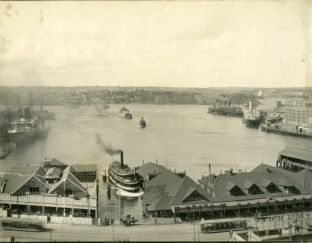 A view of Circular Quay, Sydney prior to 1930