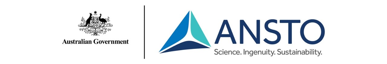 ANSTO logo.