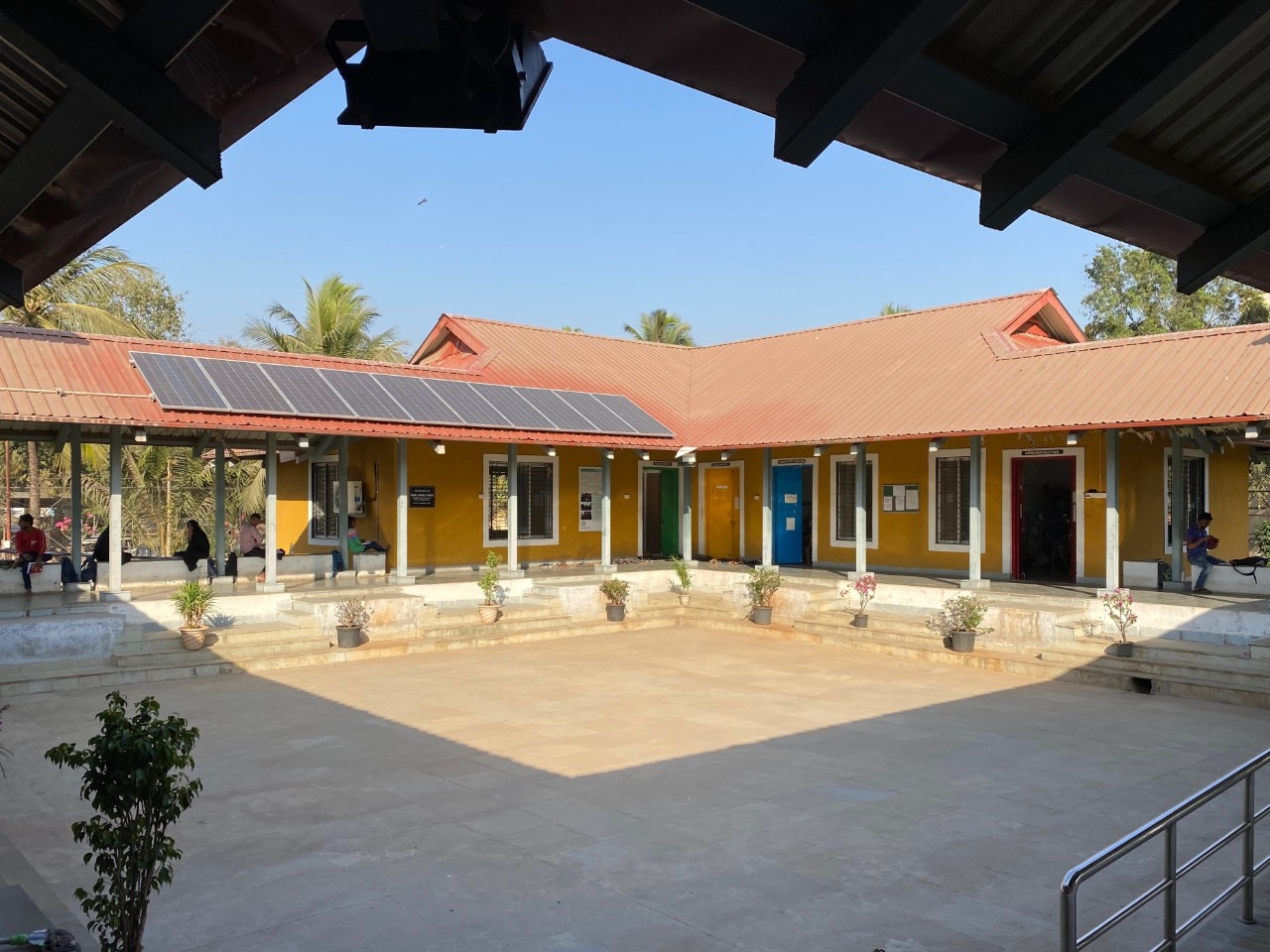 Image of learning facilities operated by TISS in M-East Ward as part of social outreach program.