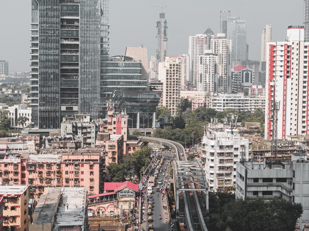 View of Mumbai cityscape