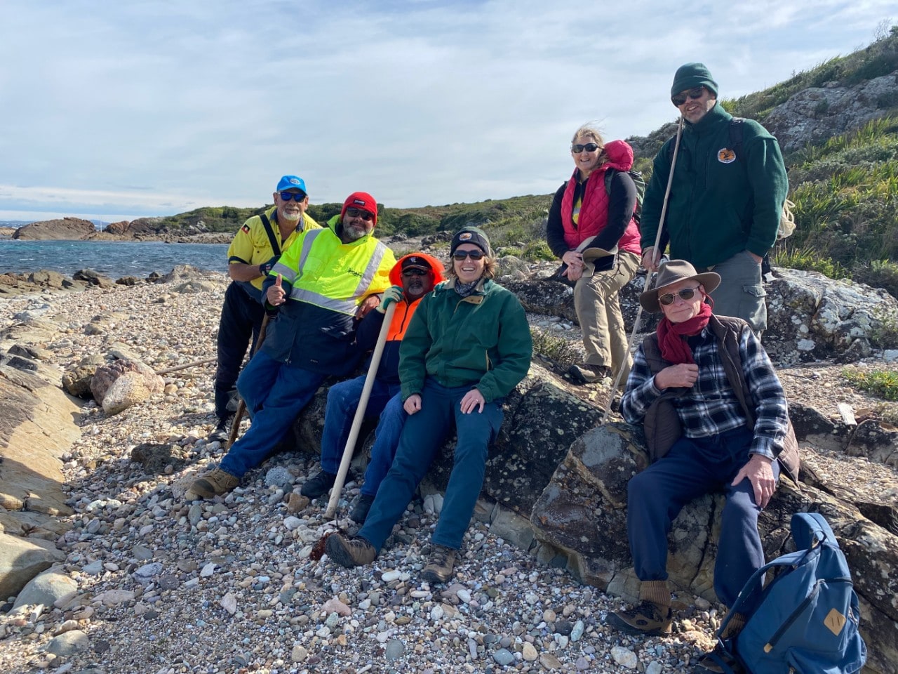 A small field team completed the first systematic cultural heritage survey of Broughton Island in 2021