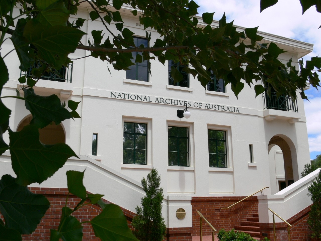 National Archives of Australia front of building 