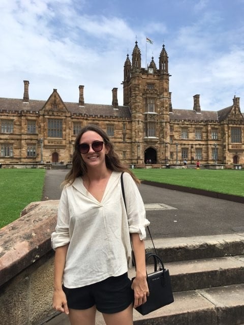 Darcy Campbell at the University of Sydney