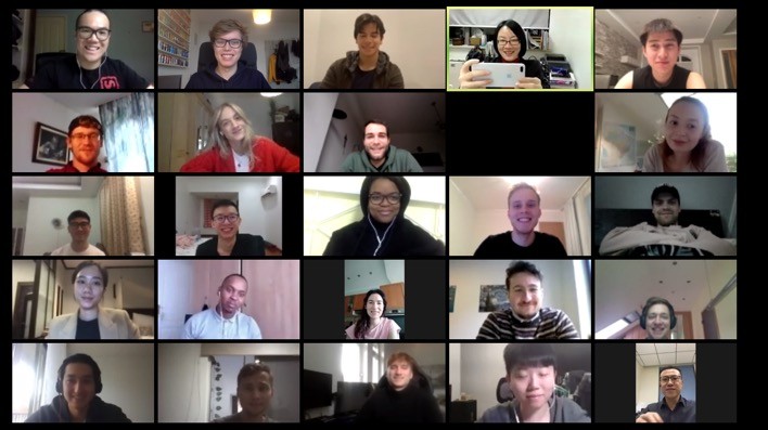 Online Zoom class in Fudan