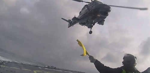 “Understanding turbulence generated by the ship, and its impact on the helicopter, is a formidable challenge,” Associate Professor Ben Thornber says.