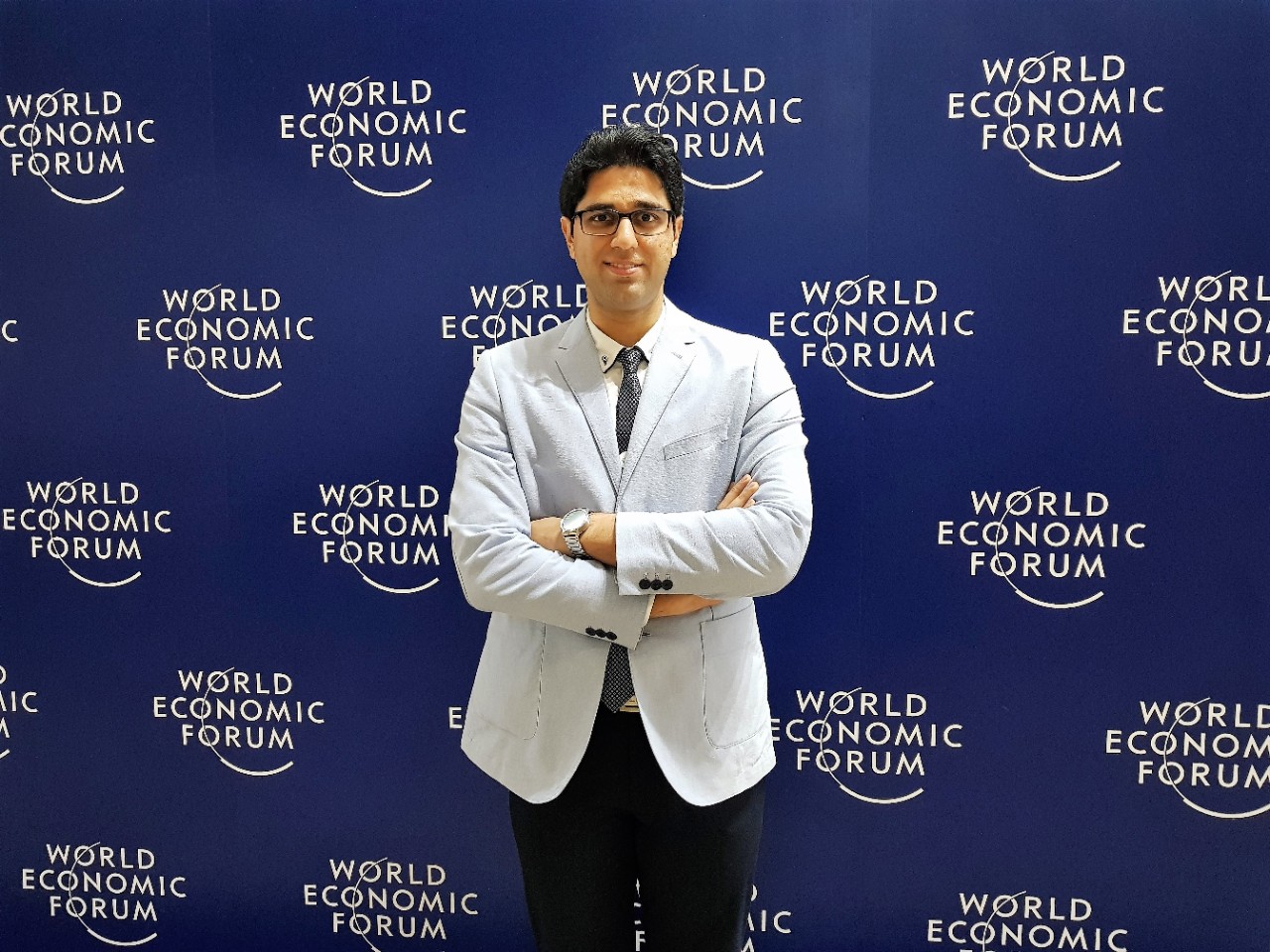 Dr Mahyar Shirvanimoghaddam at the World Economic Forum in Tianjin, China 