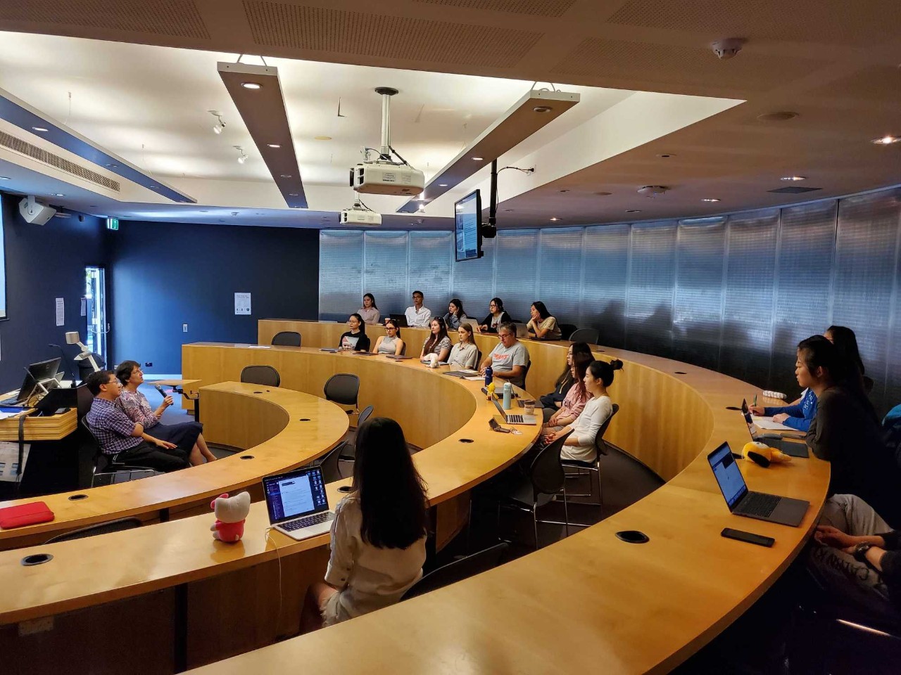 Workshop participants attending presentation