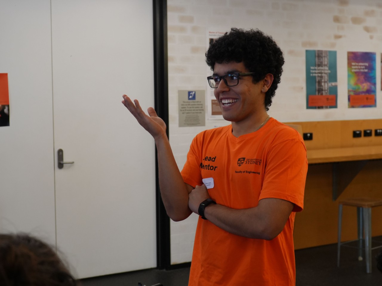 Lead mentor Carlos Jorges Ramirez