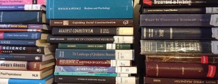 Stacks of textbooks