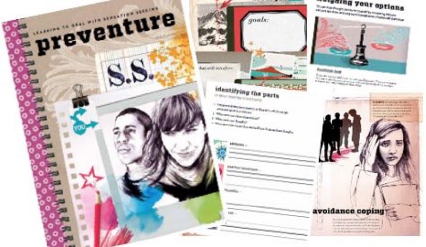 Image of PreVenture workbook pages