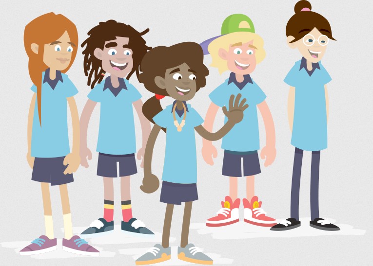 Characters from Strong & Deadly Futures