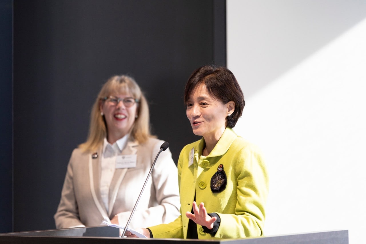 Professor Yun-Hee Jeon speaking