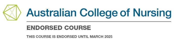 Australian College of Nursing endirsed course badge