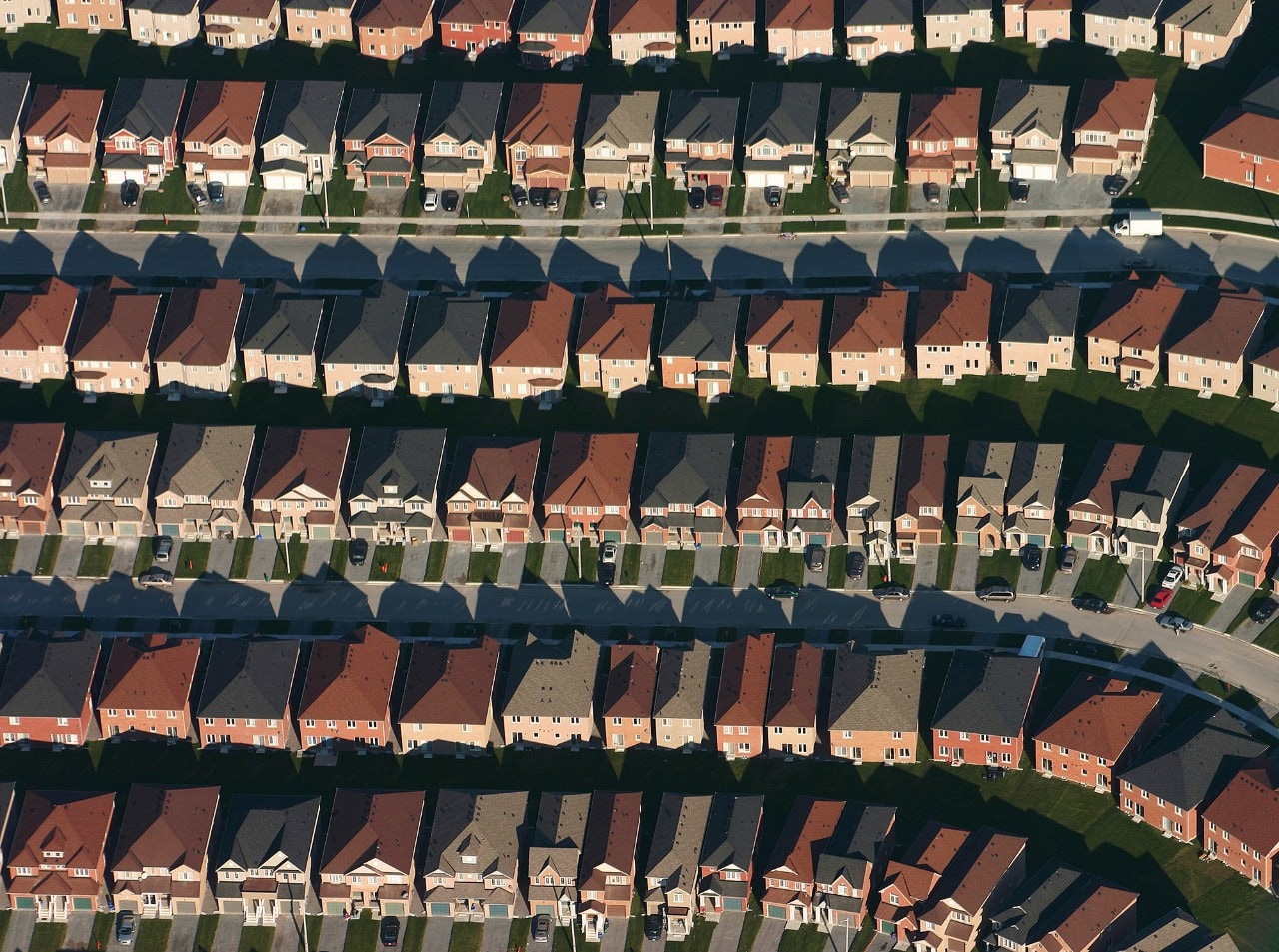 Housing from above.
