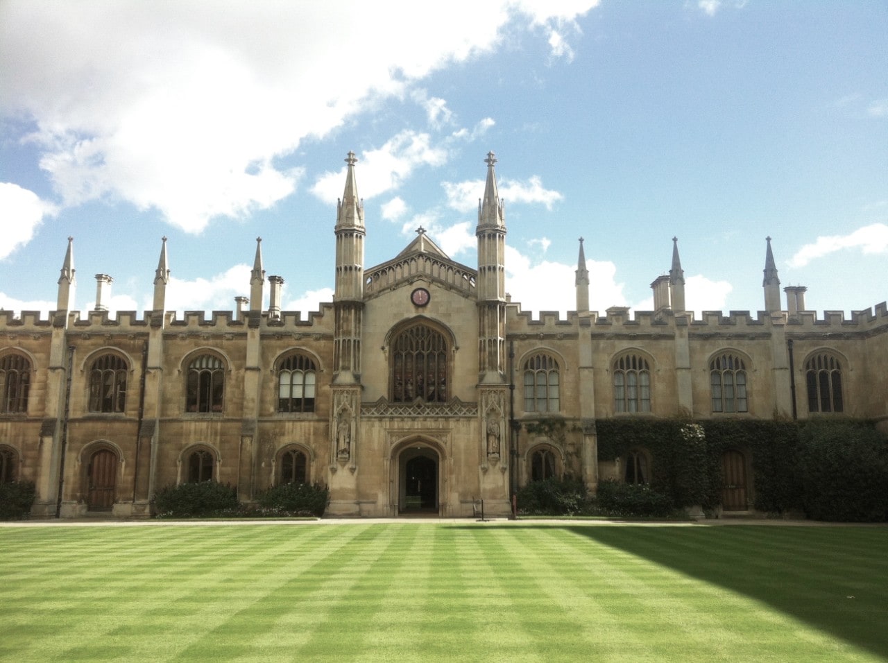 The University of Cambridge campus where Mitchell studied.