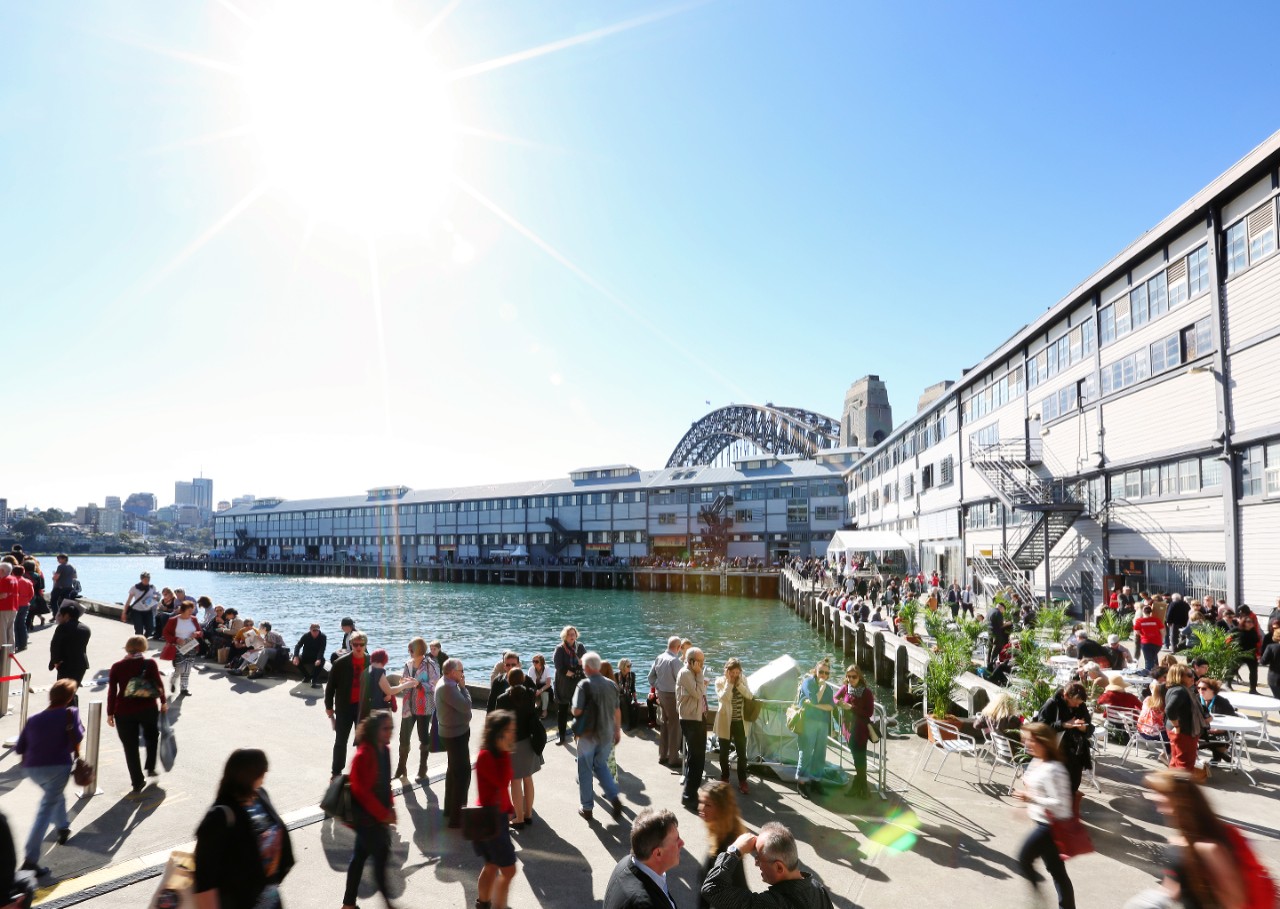 The Sydney Writers' Festival at Walsh Bay. Image: SWF