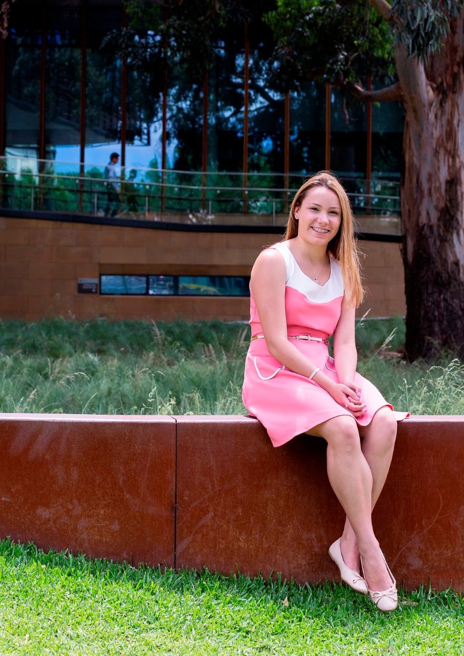 A photo of University of Sydney student Georgia Durmush