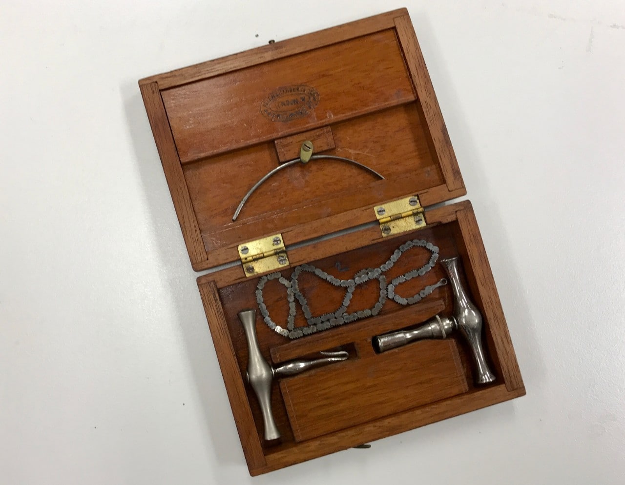 The saw from the Sydney Medical School Heritage Collection