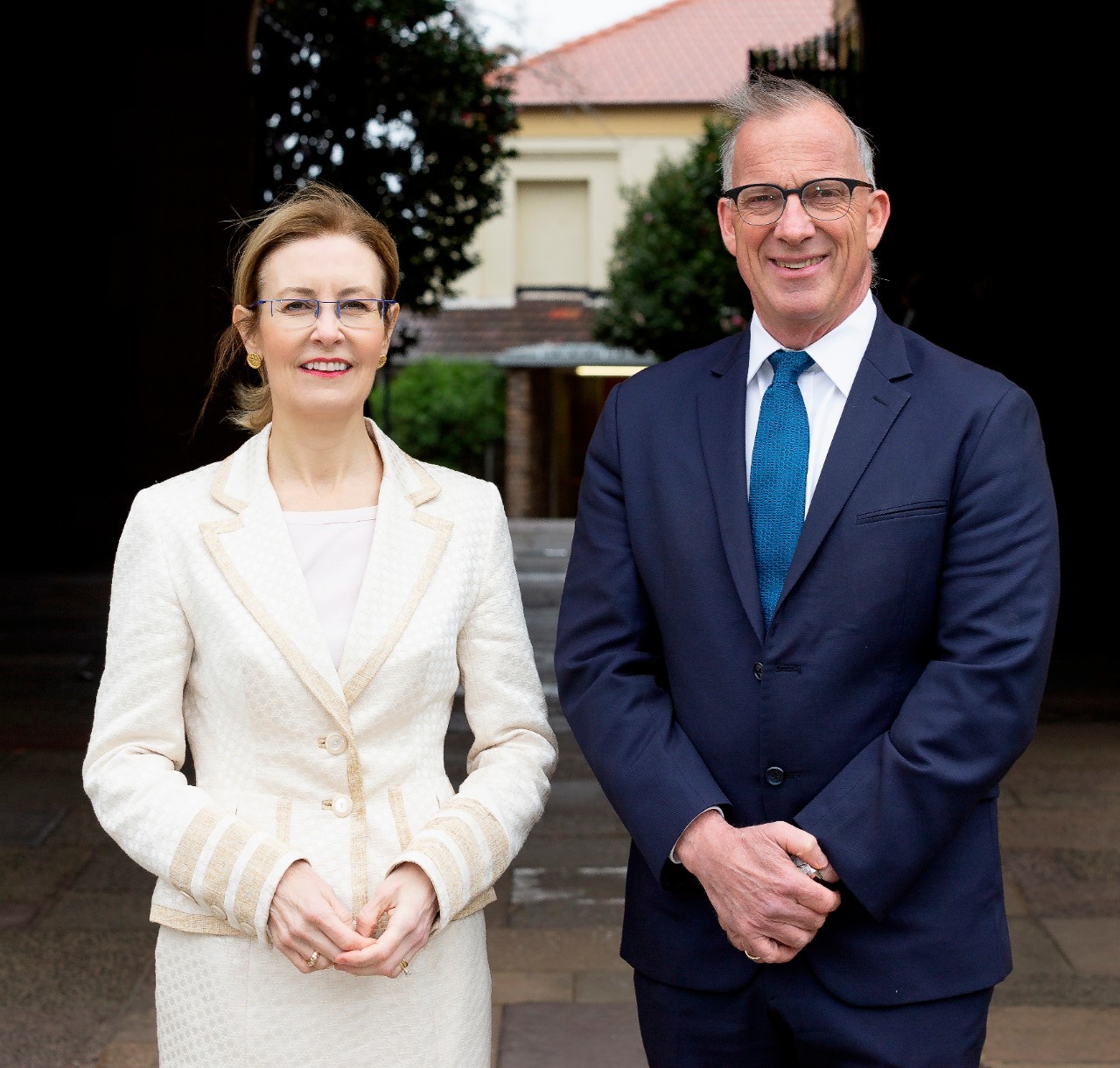 NSW Heritage Minister Gabrielle Upton with Vice-Chancellor and Principal Dr Michael Spence