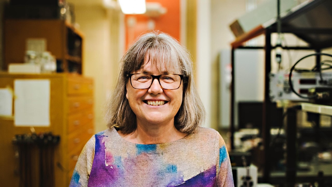 Associate Professor Donna Strickland from the University of Waterloo has become just the third woman in history to receive a Nobel Prize in Physics. Image courtesy of University of Waterloo