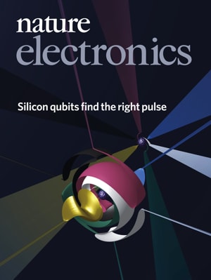 Nature Electronics cover, April.