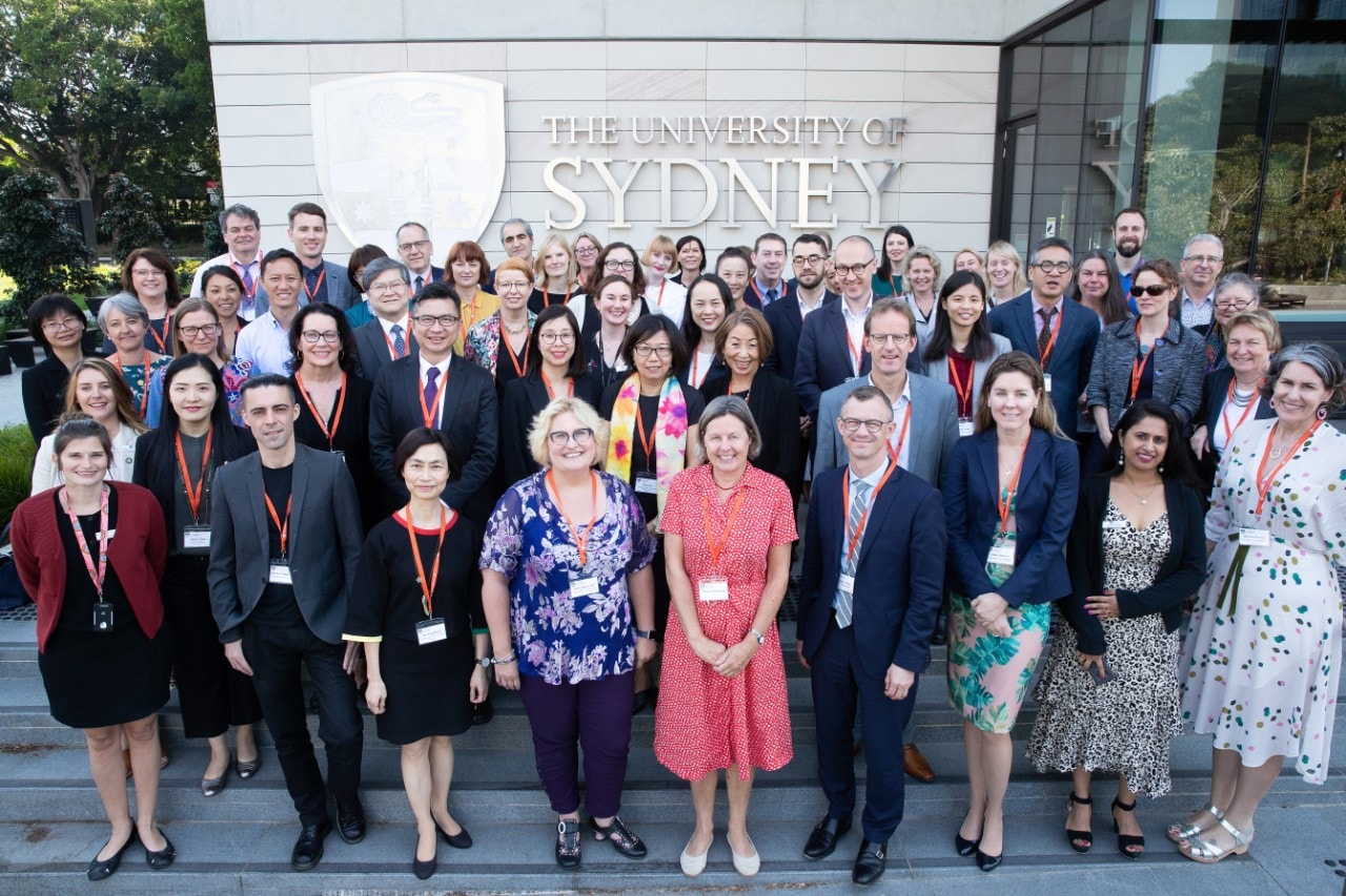 The University of Sydney's international partners at the Sydney Summit.