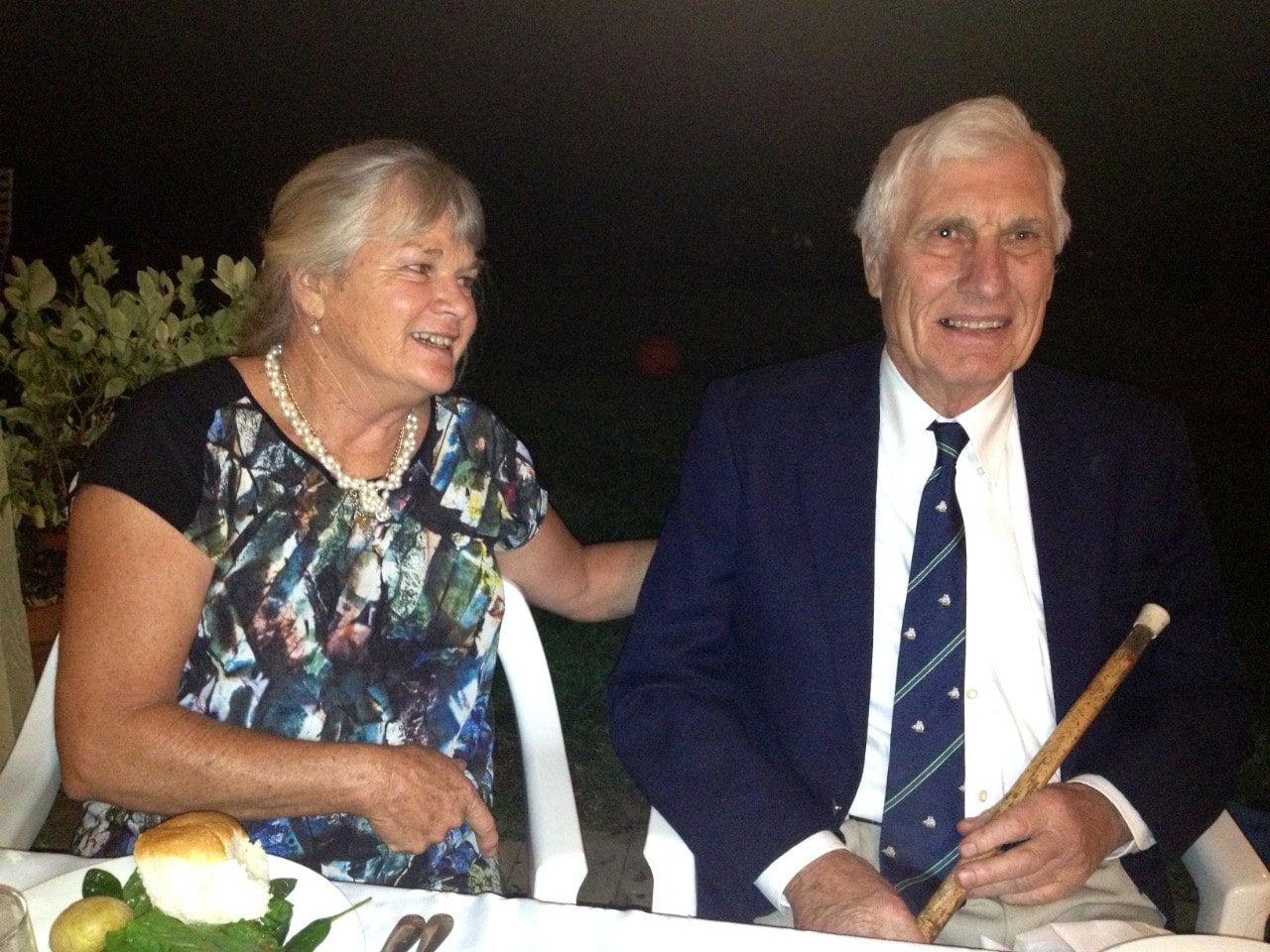 Photograph of Richard and Lynda Rouse, who have given $1 million to medical research.