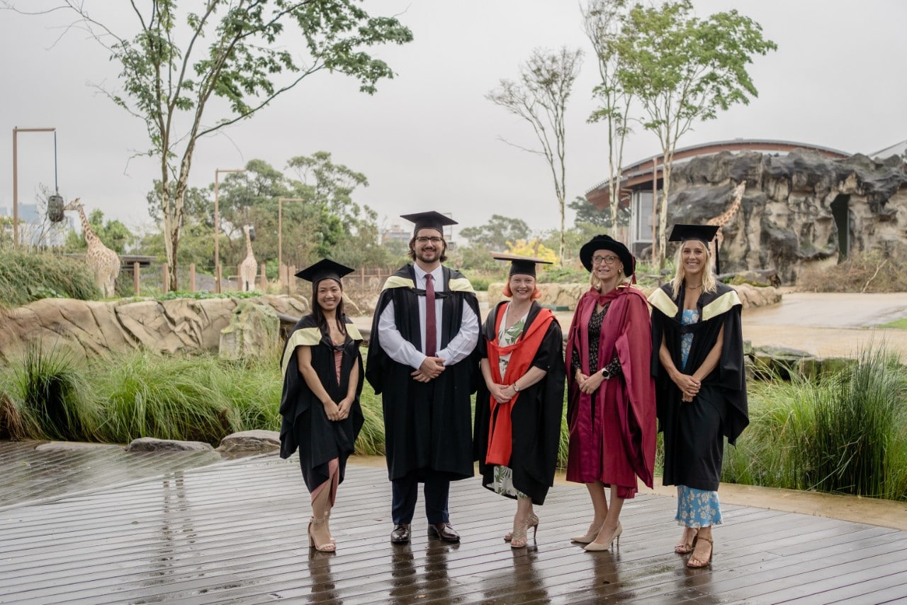 Graduates from the Bachelor of Science and Bachelor of Advanced Studies (Taronga Wildlife Conservation) 