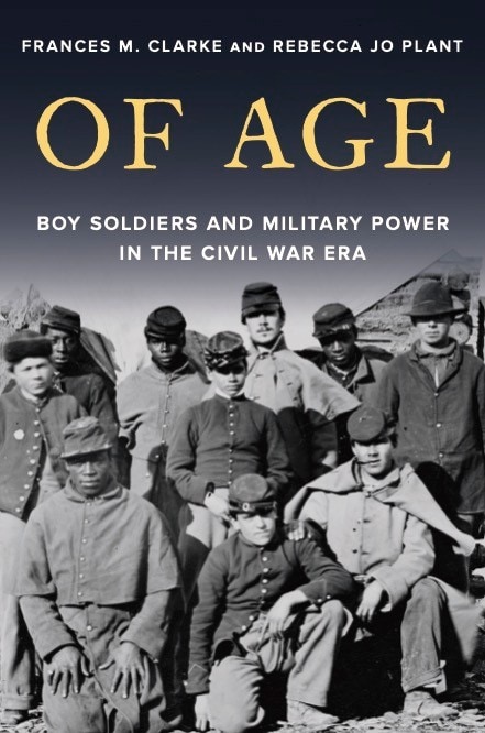 photo of a book cover about American Civil War underage soldiers