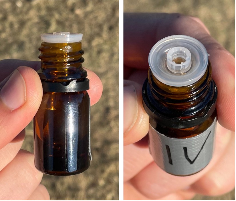 It took just 1 ml of this scent to nudge elephants to go elsewhere. Patrick Finnerty