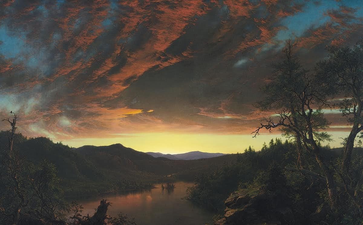 Twilight in the Wilderness by Frederic Edwin Church, c1860. 