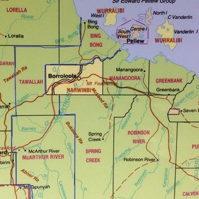 Borroloola Land Claim map 1978