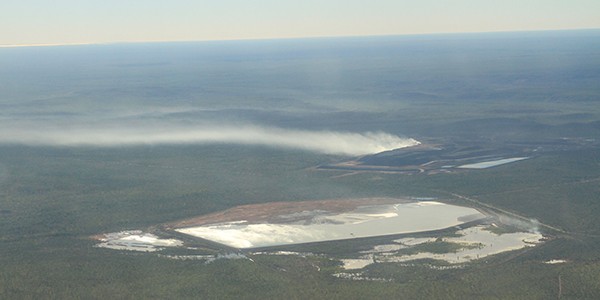 Panoramic photo of a landscape