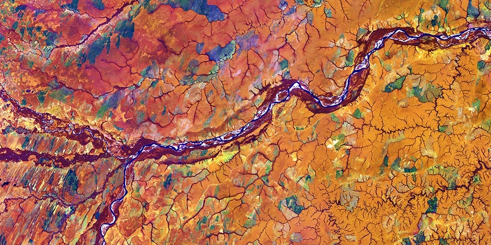 Meta river Colombia