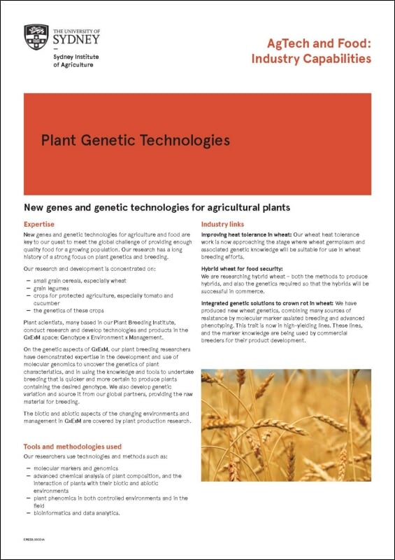 Plant Genetic Technologies