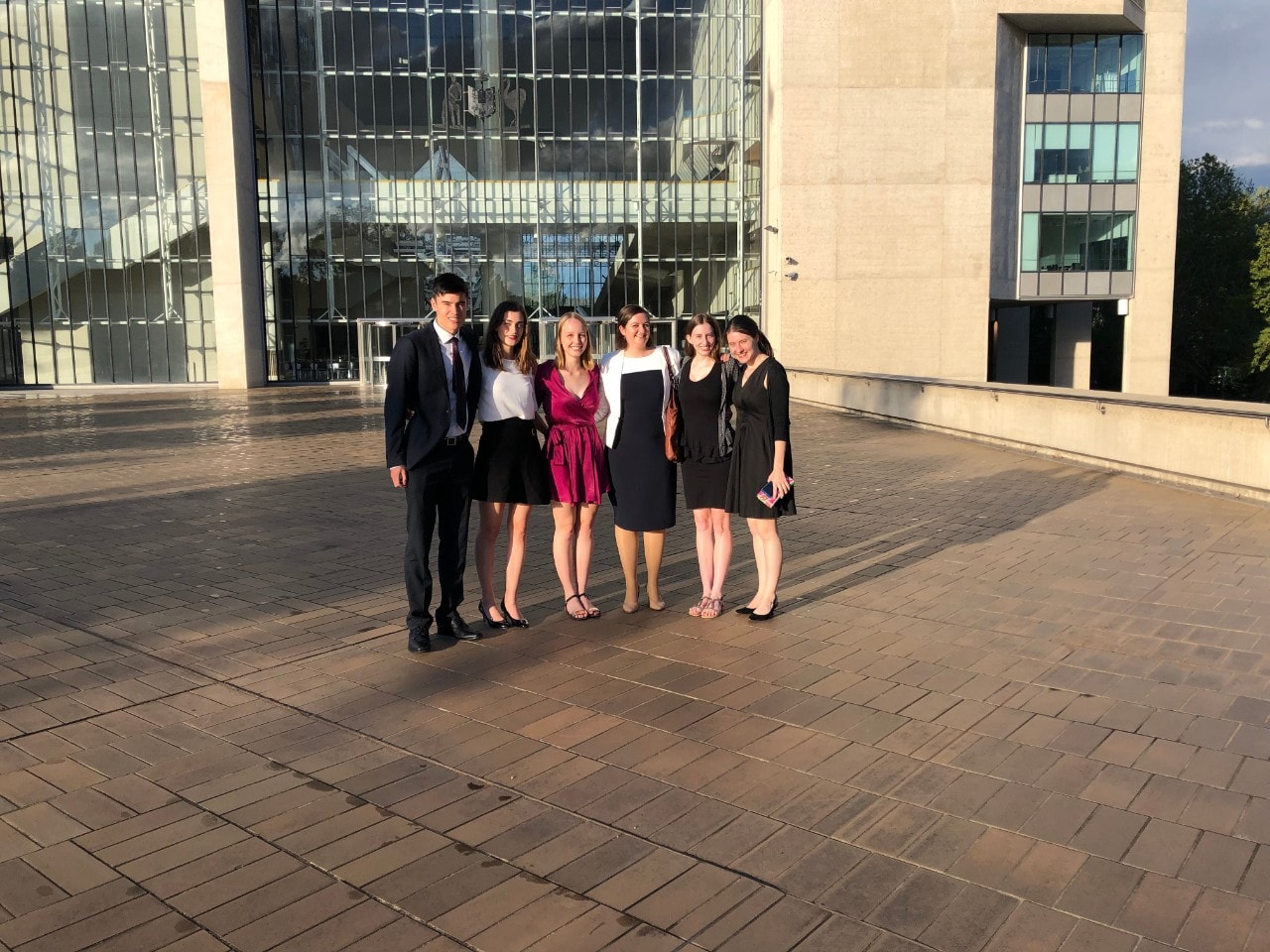 The team before the High Court of Australia