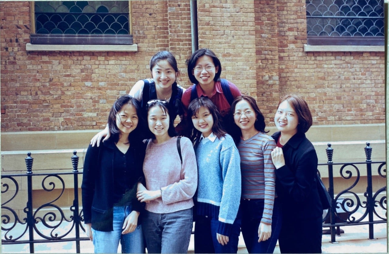 Sydney Law School alumna, Elaine Yap with friends