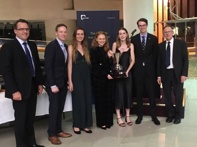 Jessup Moot team and judges