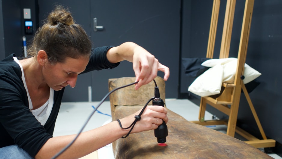 The 2500-year-old mummy Mer-Neith-it-es will be one of the first objects analysed by new micro XRF equipment.