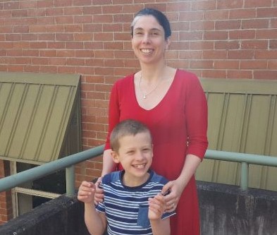 Natalie Pollard, mother of Ethan, 7, who has autism 