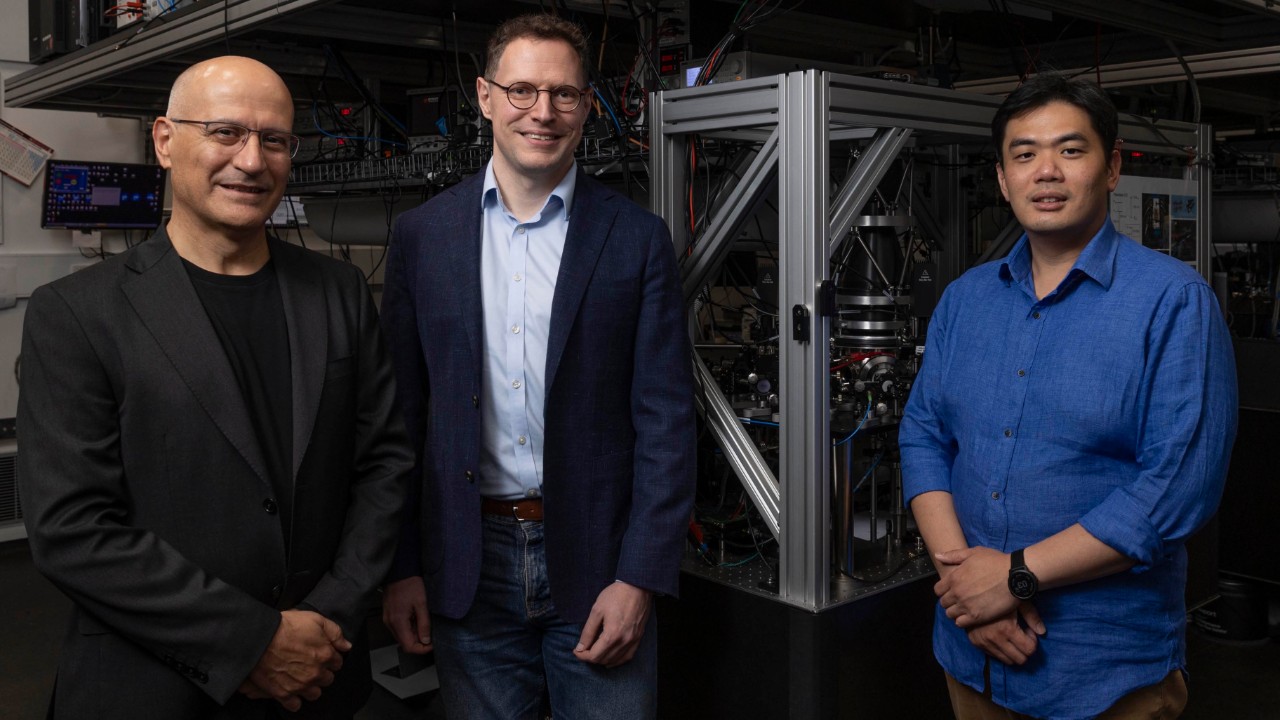Professor Pablo Fernandez Peñas (left), Associate Professor Ivan Kassal and Dr Tingrei Tan.